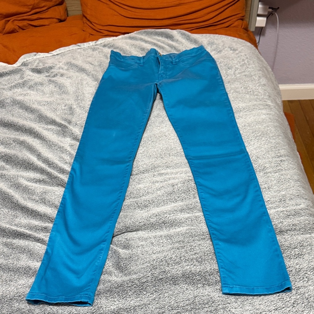 Emilio Pucci Vibrant Blue Skinny Jeans